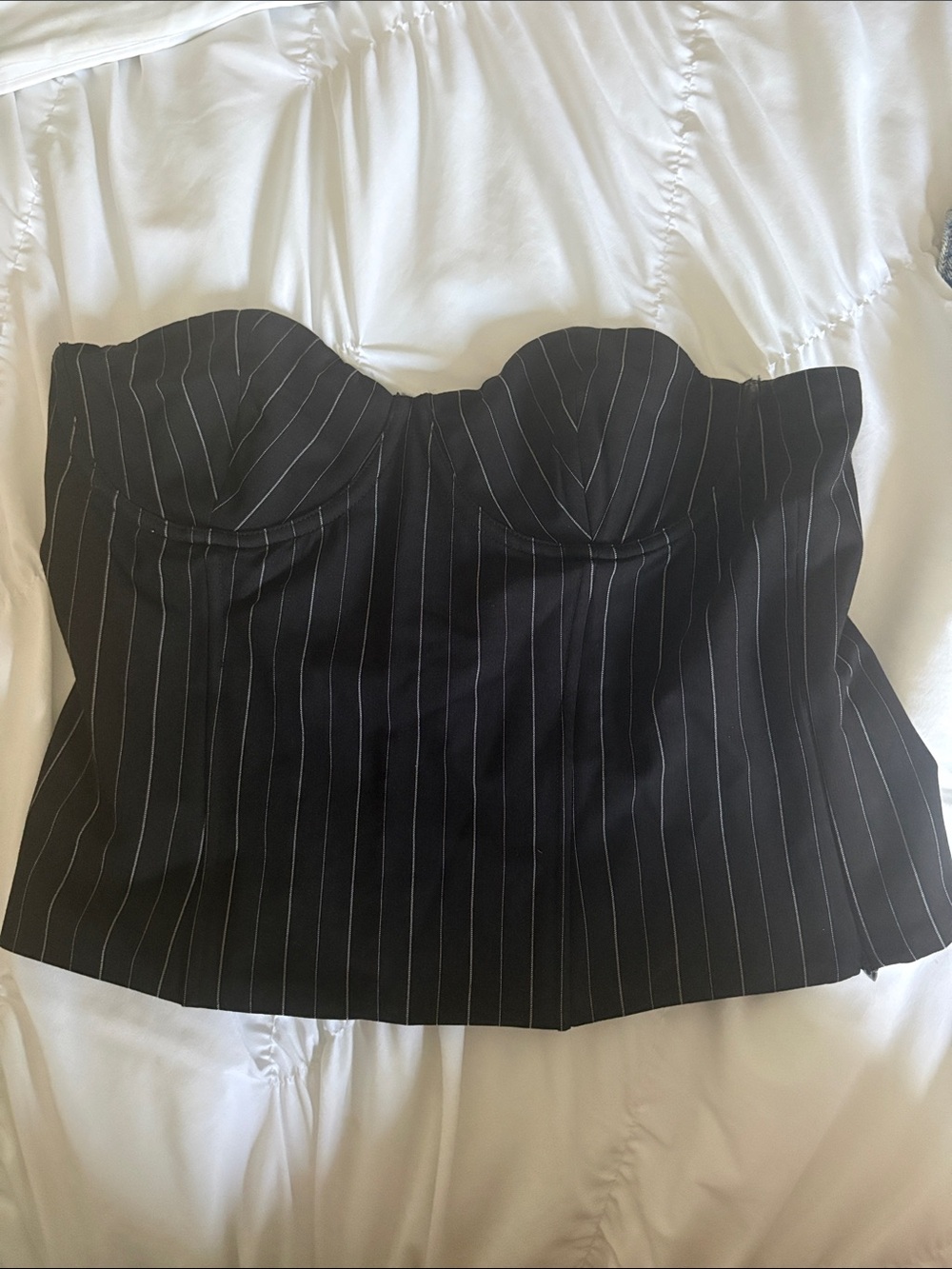 Edikted pinstripe corset going out top